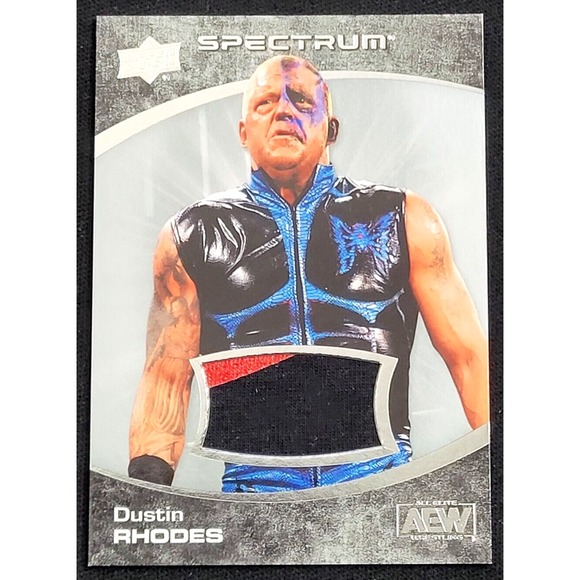 2021 UPPER DECK AEW SPECTRUMDUSTIN RHODESEVENT WORN RELIC